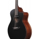 IBANEZ JGM10 Black Satin Top, Natural High Gloss Back and Sides Jon Gomm