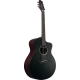 IBANEZ JGM5 Black Satin Top, Natural High Gloss Back and Sides Jon Gomm