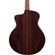 IBANEZ JGM5 Black Satin Top, Natural High Gloss Back and Sides Jon Gomm
