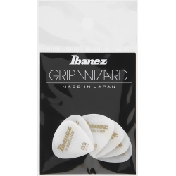 IBANEZ GRIP WIZARD Series Rubber Grip Pick White