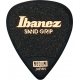 IBANEZ GRIP WIZARD Series Sand Grip Pick Black