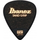 IBANEZ GRIP WIZARD Series Sand Grip Pick Black