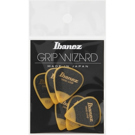 IBANEZ GRIP WIZARD Series Sand Grip Pick Yellow