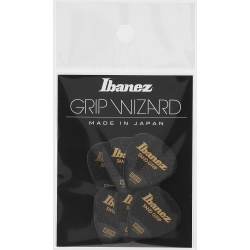 IBANEZ GRIP WIZARD Series Sand Grip Pick Black