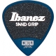 IBANEZ GRIP WIZARD Series Sand Grip Pick Dark Blue