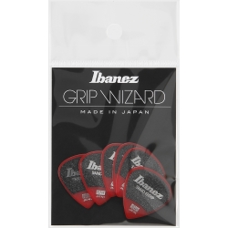 IBANEZ GRIP WIZARD Series Sand Grip Pick Red