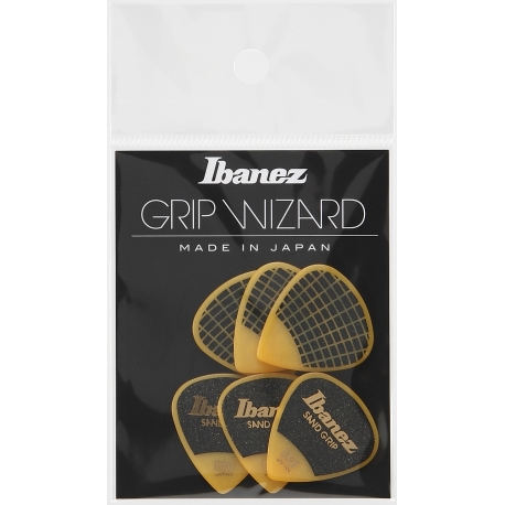 IBANEZ GRIP WIZARD Series Sand Grip Pick Yellow