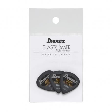 IBANEZ Elastomer Pick HAZY BLACK