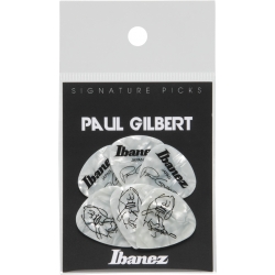 IBANEZ Paul Gilbert Signature Pick Pearl White
