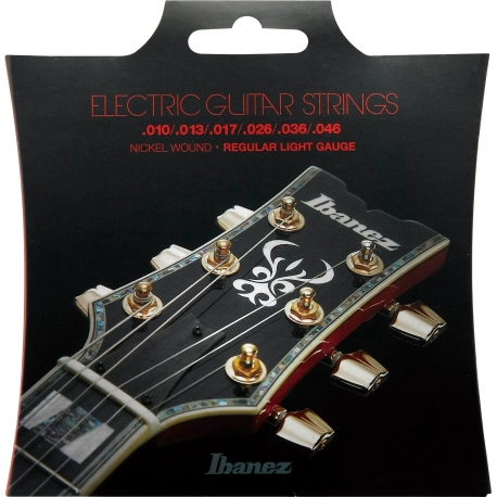 IBANEZ Electric Guitar Strings, 6-string / Regular Light