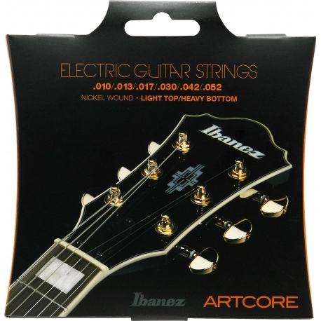 IBANEZ Electric Guitar Strings, 6-string for Semi Hollow Bodies / Light Top Heavy Bottom