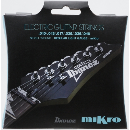 IBANEZ Electric Guitar Strings, 6-string for Ibanez miKro 22.2" scale