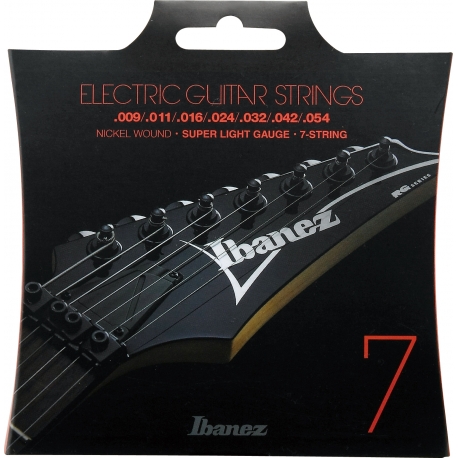 IBANEZ Electric Guitar Strings, 7-string / Super Light