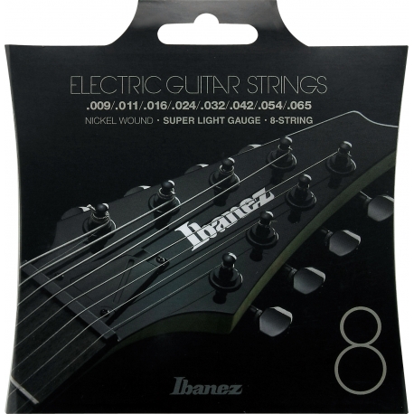 IBANEZ Electric Guitar Strings, 8-string / Super Light