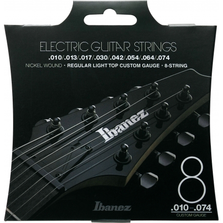 IBANEZ Electric Guitar Strings, 8-string / Regular Light Top