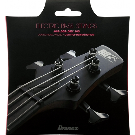 IBANEZ Electric Bass Strings, 4-string / Light Top Medium Bottom (Coated)