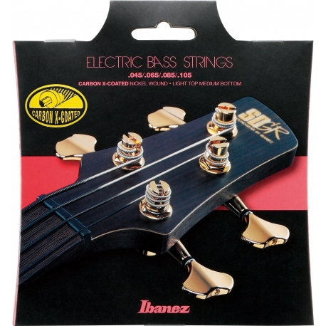 IBANEZ Electric Bass Strings, 4-string / Light Top Medium Bottom (Carbon X-coated)