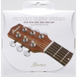 IBANEZ Acoustic Guitar Strings, 6-string for Piccolo Guitar / Extra Light (Coated)
