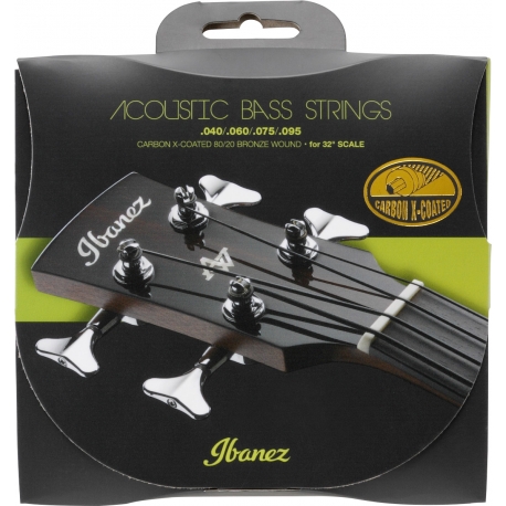 IBANEZ Acoustic Bass Strings, 4-string for 32" scale (Carbon X-Coated)