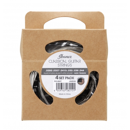 IBANEZ Nylon Strings, 6-string / Hard tension (4-Pack)