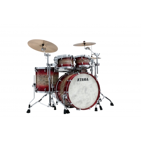 TAMA STAR Walnut 4-piece shell pack with 22" bass drum GARNET JAPANESE SEN BURST