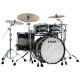 TAMA STAR Walnut 4-piece shell pack with 22" bass drum SATIN BLACK JAPANESE SEN BURST