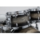 TAMA STAR Walnut 4-piece shell pack with 22" bass drum SATIN BLACK JAPANESE SEN BURST