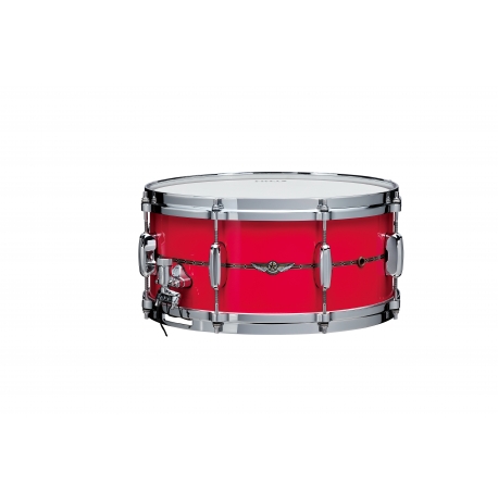 TAMA STAR Bubinga 14"x6.5" Snare Drum SOLID CANDY RED