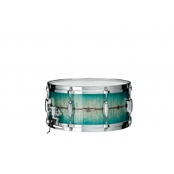 TAMA STAR Maple 14"x6.5" Snare Drum EMERALD SEA CURLY MAPLE BURST