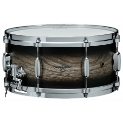 TAMA STAR Walnut 14"x6.5" Snare Drum SATIN BLACK JAPANESE SEN BURST