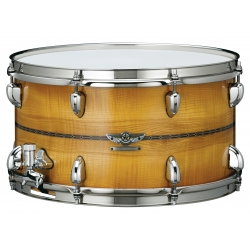 TAMA STAR Reserve Maple/Bubinga 15"x8" Snare Drum CHARAMEL OLIVE ASH BURST