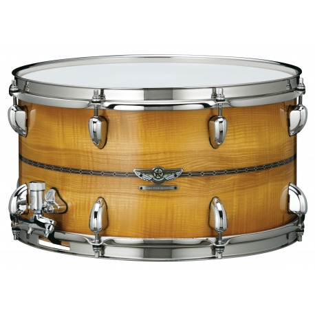 TAMA STAR Reserve Maple/Bubinga 15"x8" Snare Drum CHARAMEL OLIVE ASH BURST