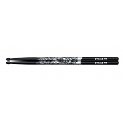 TAMA Design Drumstick Oak 5A Rhythmic Fire Black & Silver