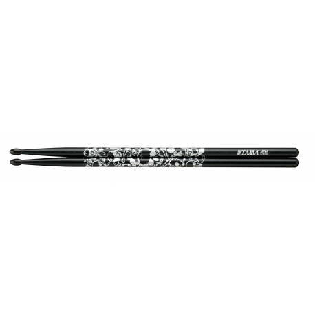 TAMA Design Drumstick Oak 5A Sticks of Doom Black & Silver
