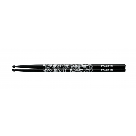 TAMA Design Drumstick Oak 7A Sticks of Doom Black & Silver