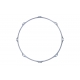 TAMA 2.3mm Steel Mighty Hoop 14", 8 holes, Batter side