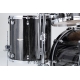 TAMA Starclassic Maple 4-piece shell pack with 22" bass drum, Chrome Shell Hardware BLACK CLOUDS & SILVER LININGS