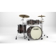 TAMA Starclassic Maple 4-piece shell pack with 22" bass drum, Black Nickel Shell Hardware DARK MOCHA BURST