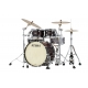 TAMA Starclassic Maple 4-piece shell pack with 22" bass drum, Chrome Shell Hardware DARK MOCHA BURST