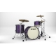 TAMA Starclassic Maple 3-piece shell pack with 22" bass drum, Smoked Black Nickel Shell Hardware DEEPER PURPLE