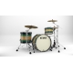 TAMA Starclassic Maple 3-piece shell pack with 22" bass drum, Smoked Black Nickel Shell Hardware EMERALD PACIFIC WALNUT BURST