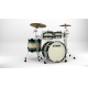 TAMA Starclassic Maple 4-piece shell pack with 22" bass drum, Chrome Shell Hardware EMERALD PACIFIC WALNUT BURST
