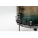 TAMA Starclassic Maple 4-piece shell pack with 22" bass drum, Smoked Black Nickel Shell Hardware EMERALD PACIFIC WALNUT BURST