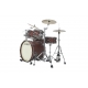 TAMA Starclassic Maple 4-piece shell pack with 22" bass drum, Smoked Black Nickel Shell Hardware FLAT BURGUNDY METALLIC