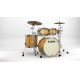 TAMA Starclassic Maple 4-piece shell pack with 22" bass drum, Black Nickel Shell Hardware GLOSS NATURAL MOVINGUI