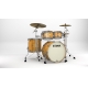 TAMA Starclassic Maple 4-piece shell pack with 22" bass drum, Smoked Black Nickel Shell Hardware GLOSS NATURAL MOVINGUI