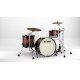 TAMA Starclassic Maple 3-piece shell pack with 22" bass drum, Black Nickel Shell Hardware MOLTEN SATIN BROWN BURST