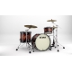 TAMA Starclassic Maple 3-piece shell pack with 22" bass drum, Smoked Black Nickel Shell Hardware MOLTEN SATIN BROWN BURST