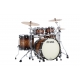 TAMA Starclassic Maple 4-piece shell pack with 22" bass drum, Chrome Shell Hardware MOLTEN SATIN BROWN BURST