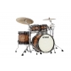 TAMA Starclassic Maple 4-piece shell pack with 22" bass drum, Smoked Black Nickel Shell Hardware MOLTEN SATIN BROWN BURST